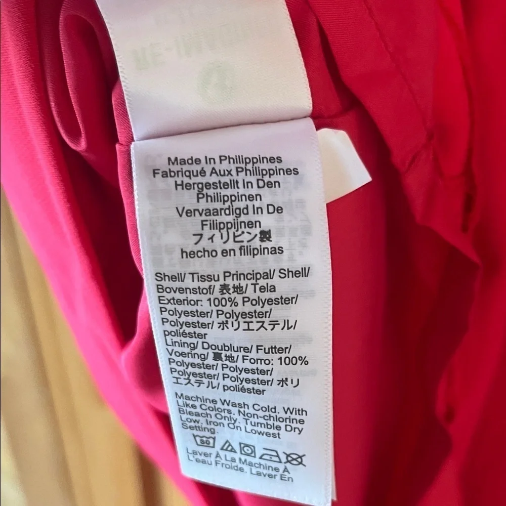 NWT J Crew Vibrant Pink Dress - Size 14